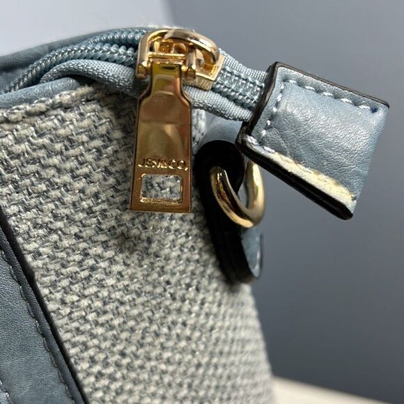 Haley Canvas Tote Jen & Co contrast Straps - Picture 6 of 6